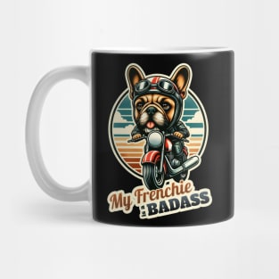 Biker French Bulldog Mug